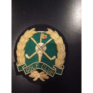 Vintage Golf Patch‎ Golf Club Crest Patch Thick For Golf Bag-Sweater-Jacket